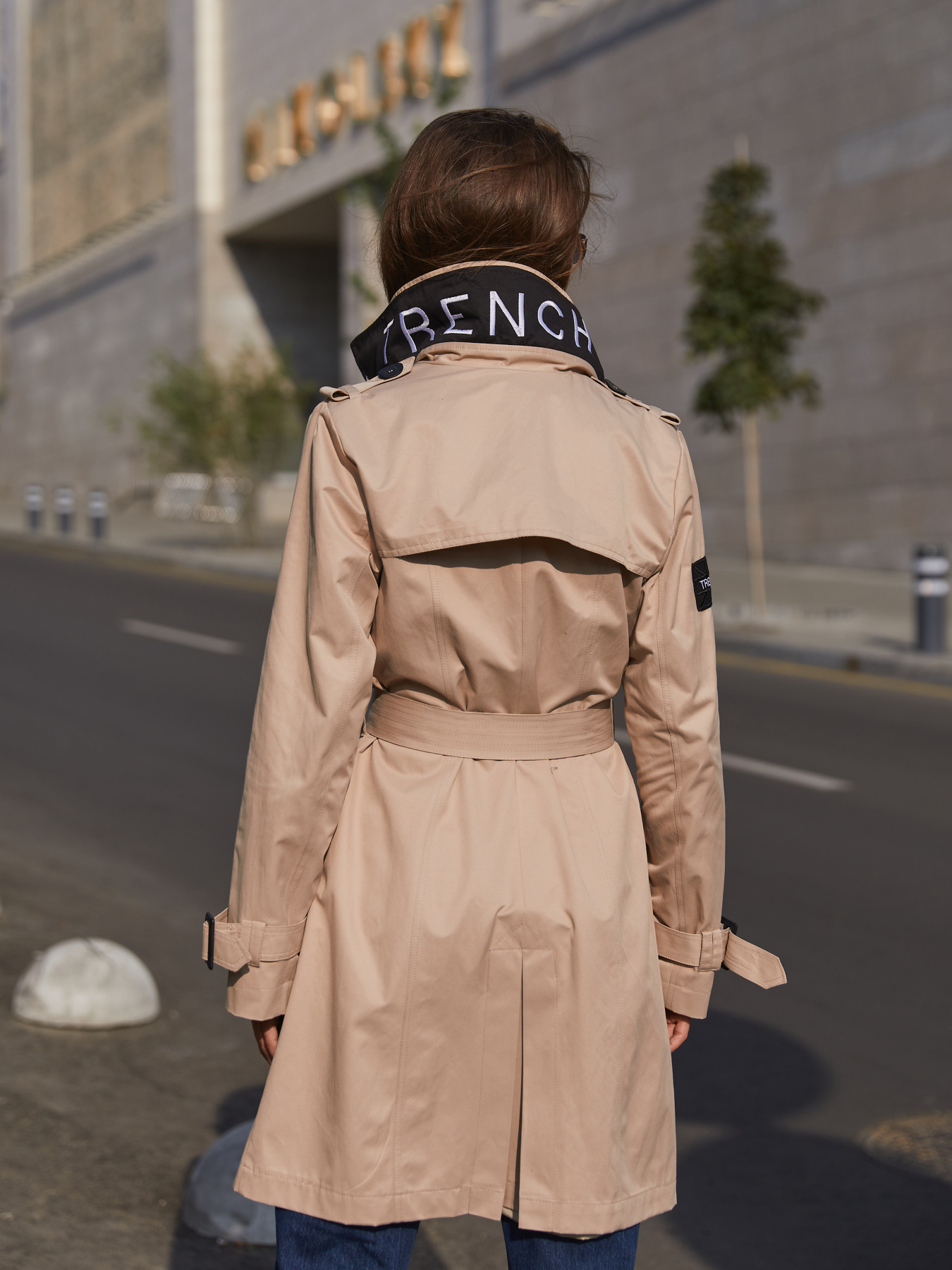Тренч MilaNova модель Плащ ПВ-162 бежевый Фото
