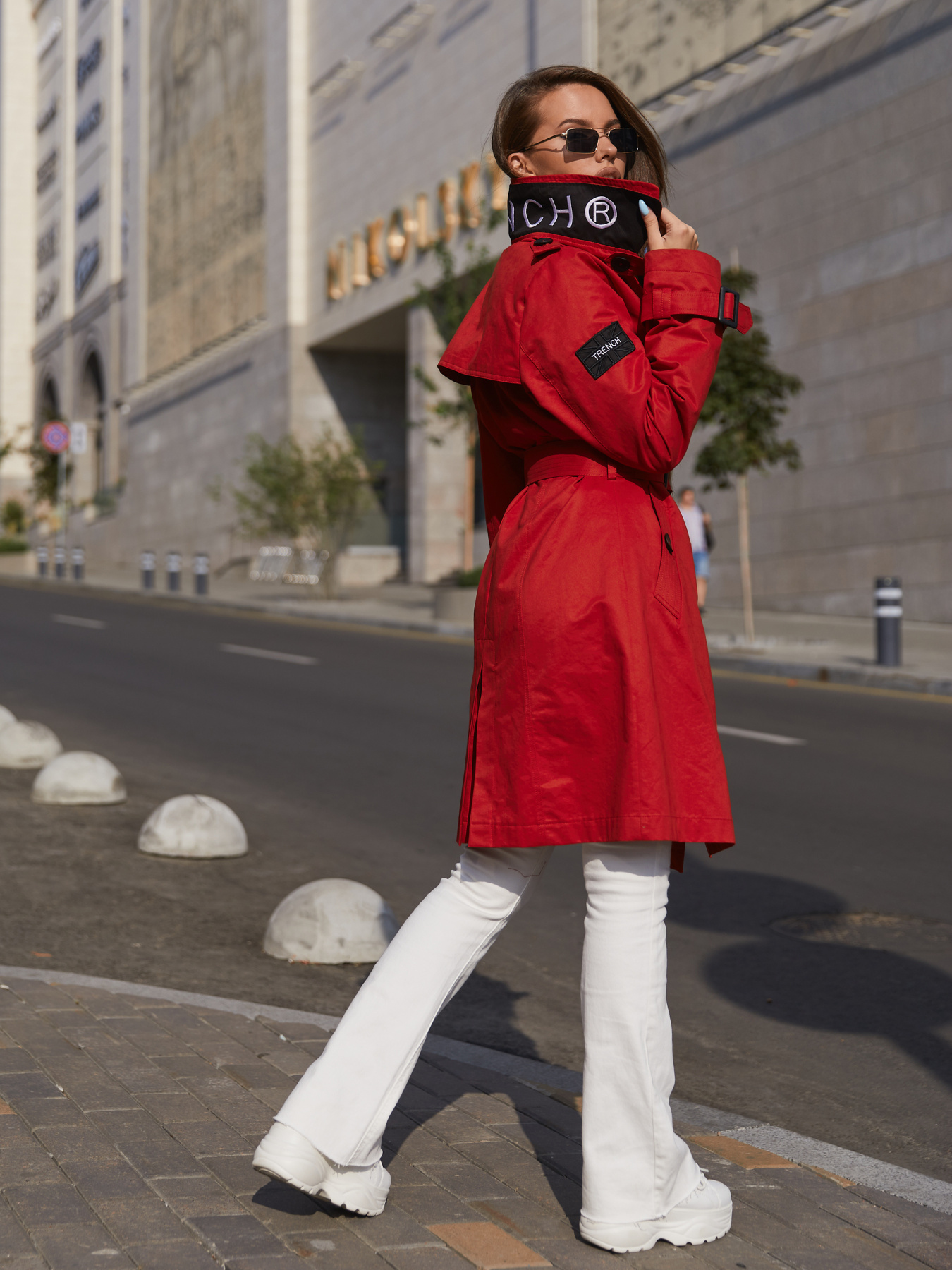 Тренч MilaNova модель Плащ ПВ-162 красный Фото