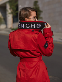 Тренч MilaNova модель Плащ ПВ-162 красный Фото