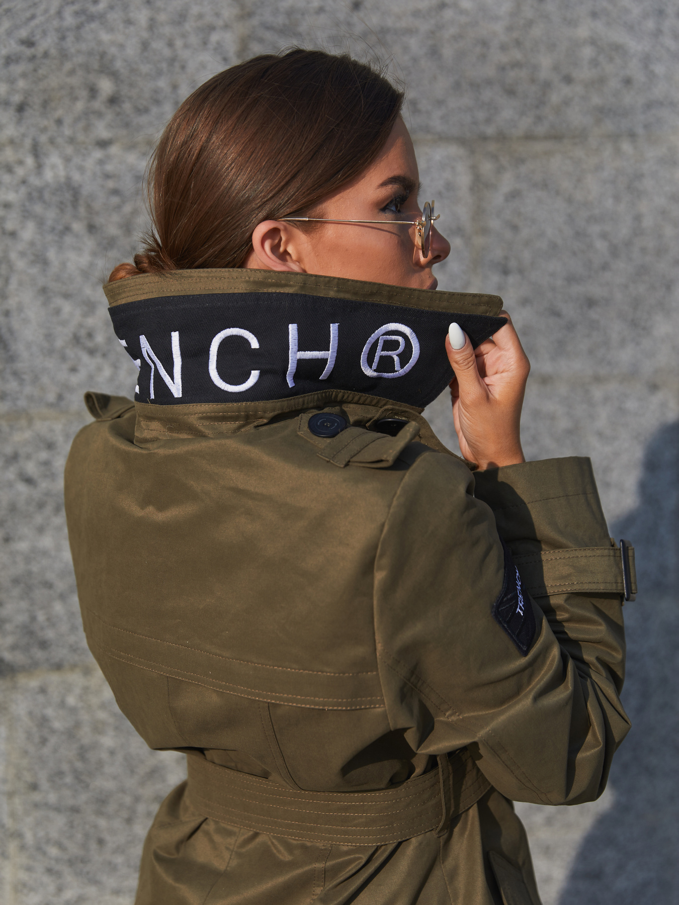 Тренч MilaNova модель Плащ ПВ-162 хаки Фото