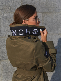 Тренч MilaNova модель Плащ ПВ-162 хаки Фото