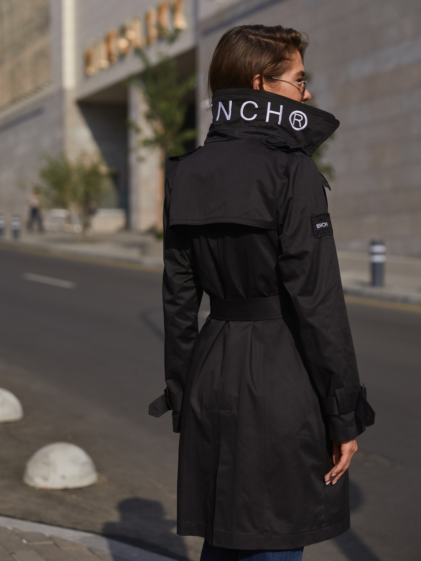 Тренч MilaNova модель Плащ ПВ-162 черный Фото