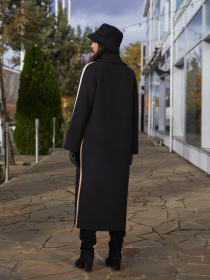 Пальто MilaNova модель Пальто ПВ-187 черный Фото