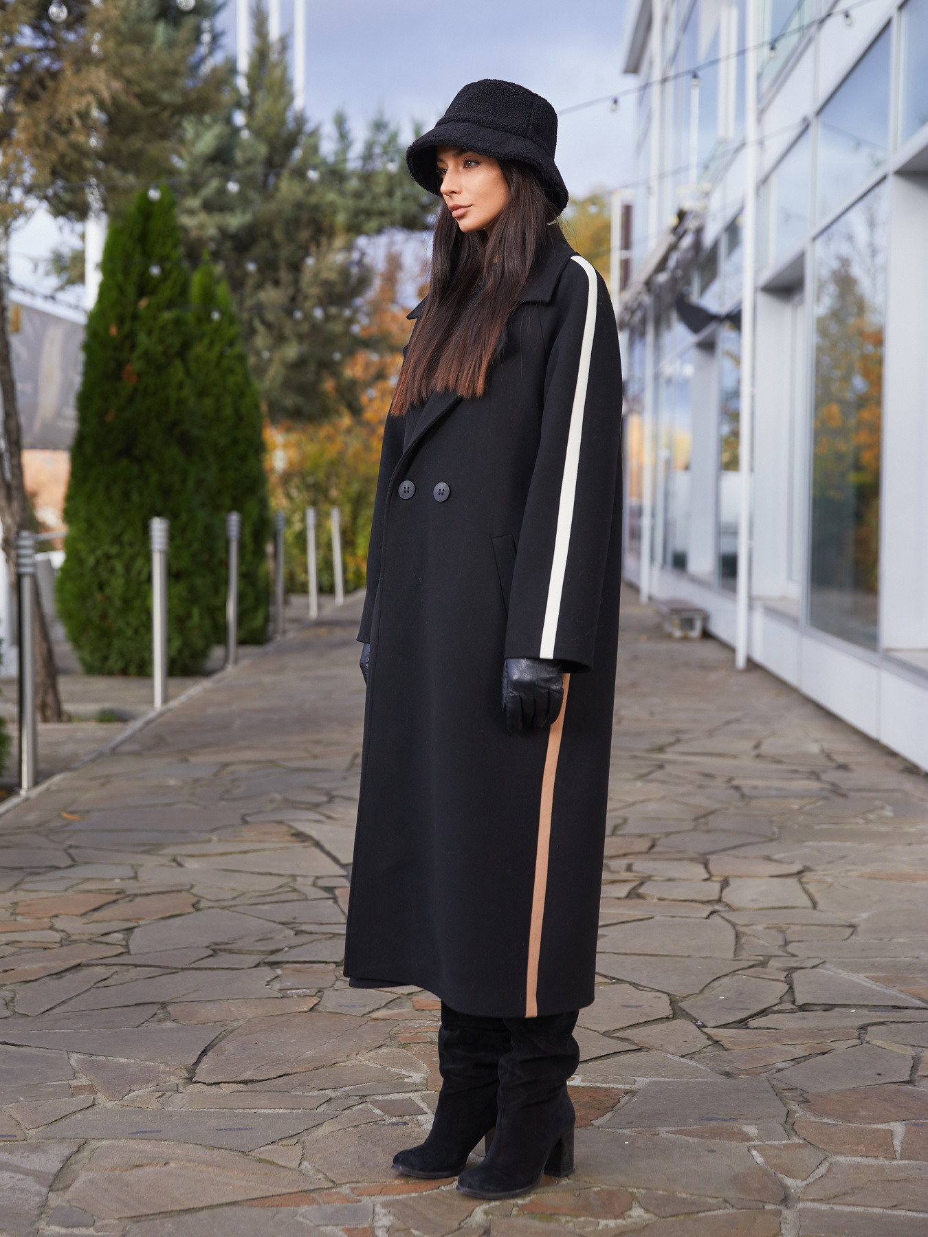 Пальто MilaNova модель Пальто ПВ-187 черный Фото