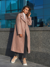 Пальто MilaNova модель Пальто ПВ-196 бежевый Фото