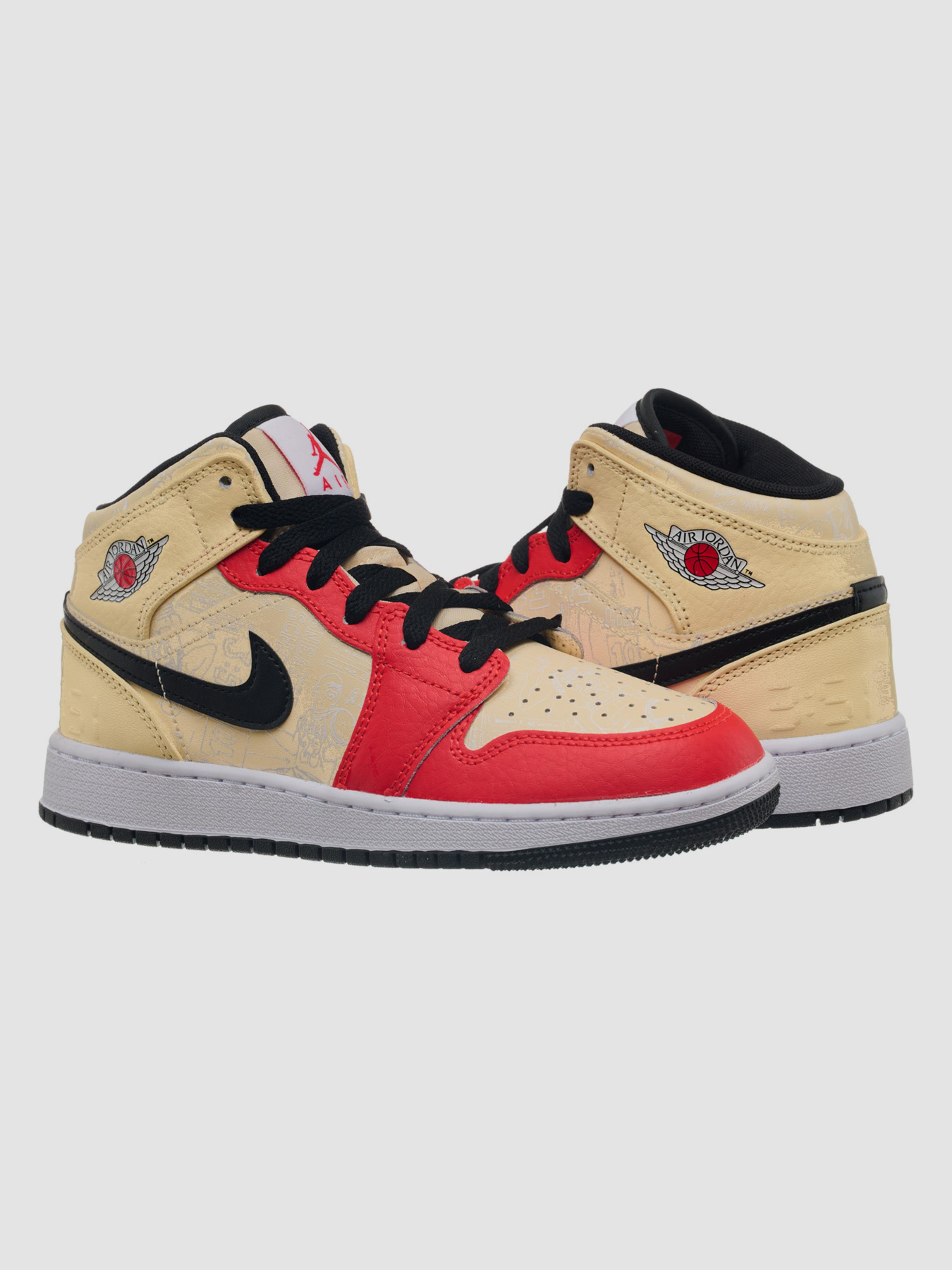 Кроссовки Jordan 1 Mid Gs ‘Dunk Contest’ модель DV7012-100 Фото