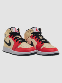 Кроссовки Jordan 1 Mid Gs ‘Dunk Contest’ модель DV7012-100 Фото