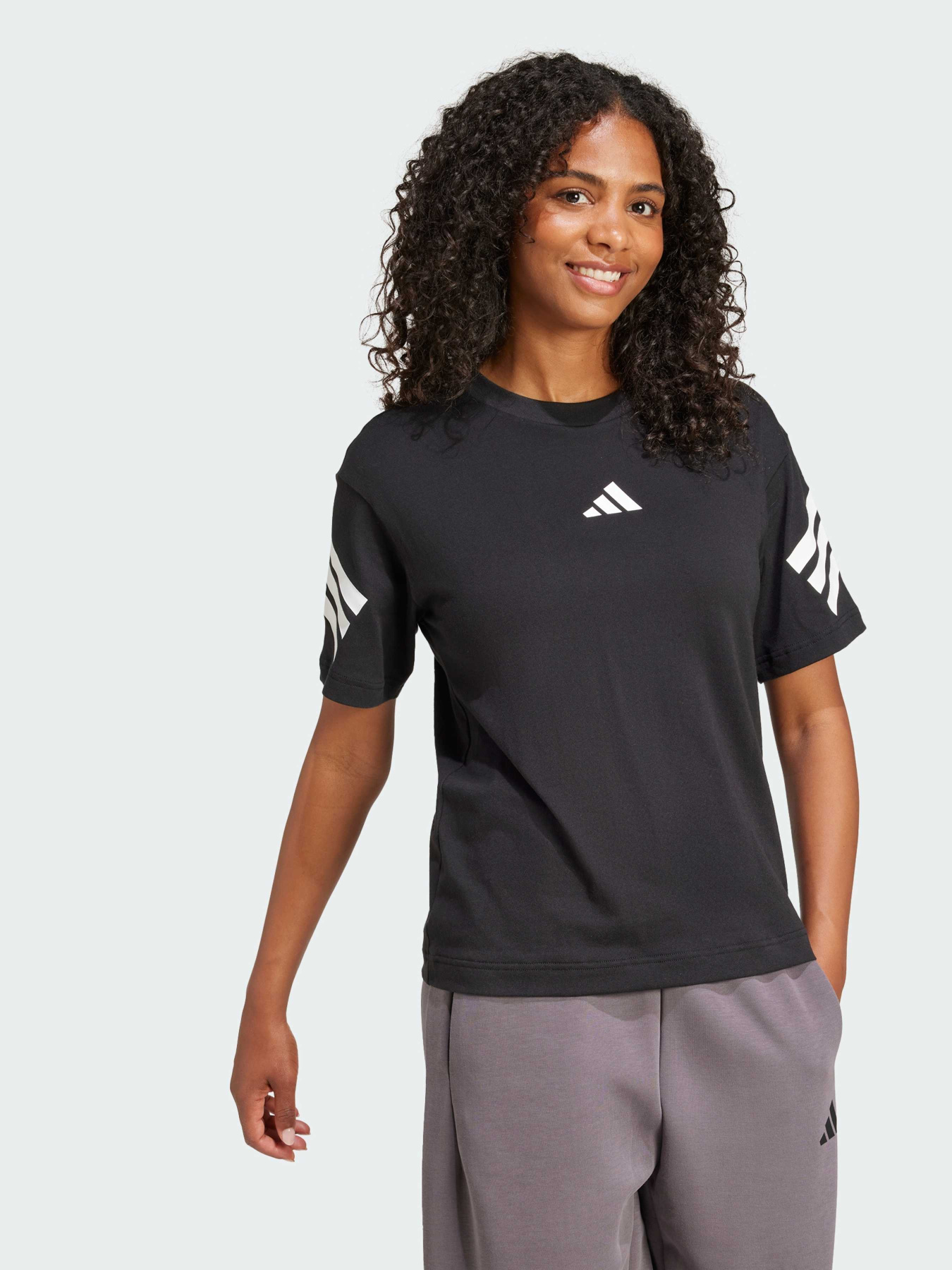 Футболка Adidas 3 Stripes модель JE0237 Фото