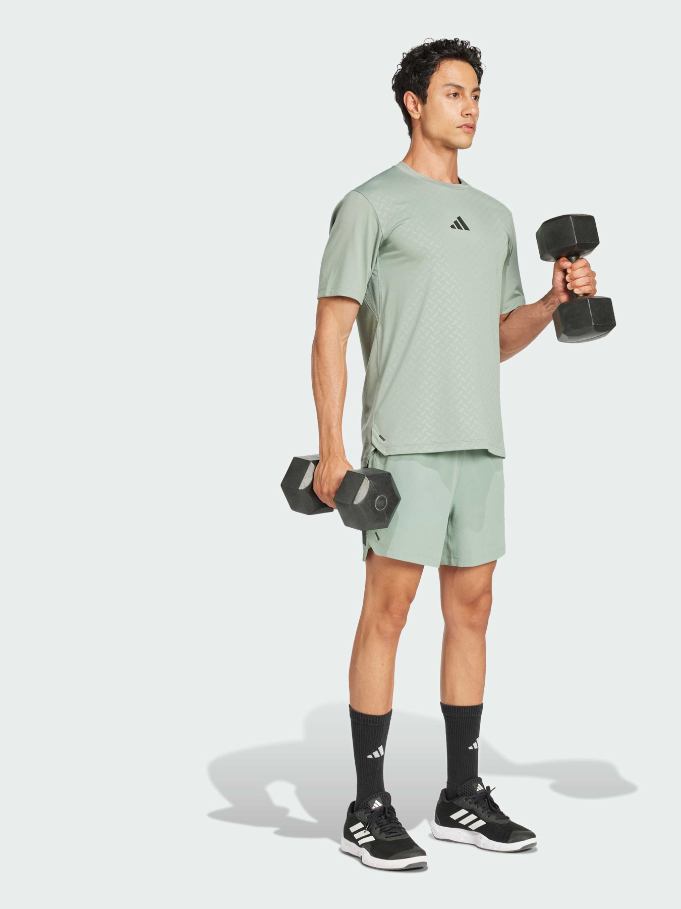 Шорты спортивные Adidas 3 Stripes модель JI8209 Фото