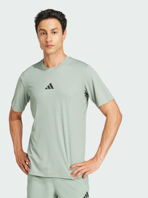 Футболка спортивная Adidas 3 Stripes модель JI8214 Фото