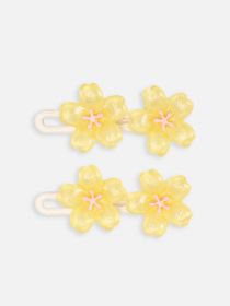 Набор заколок для девочки  цвет желтый ЦБ-00267032 YUKI модель ЦБ-00267032 Фото