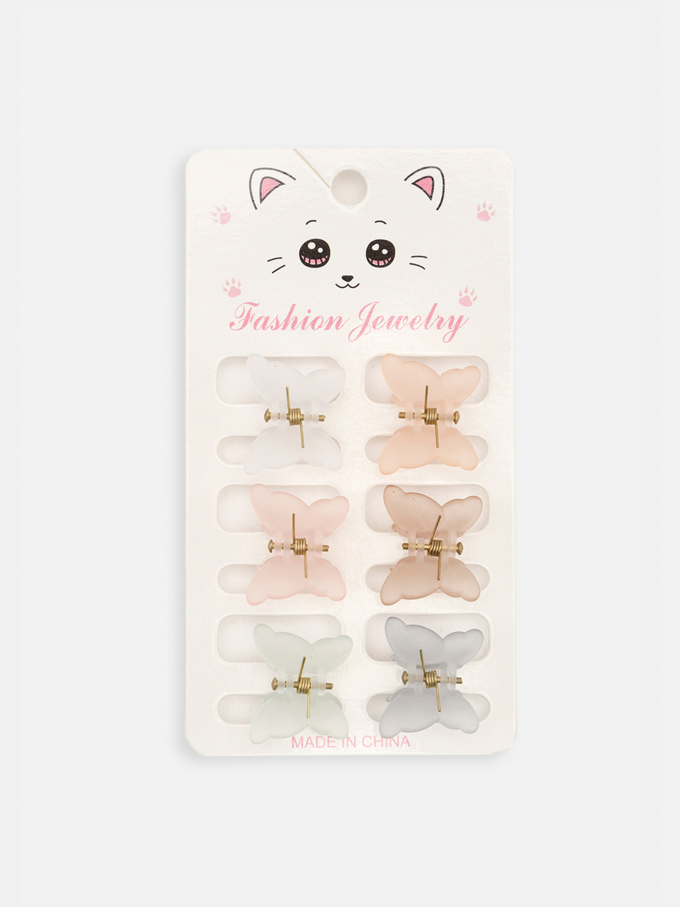 Набор крабов для волос девочки цвет разноцветный ЦБ-00267079 YUKI модель ЦБ-00267079 Фото