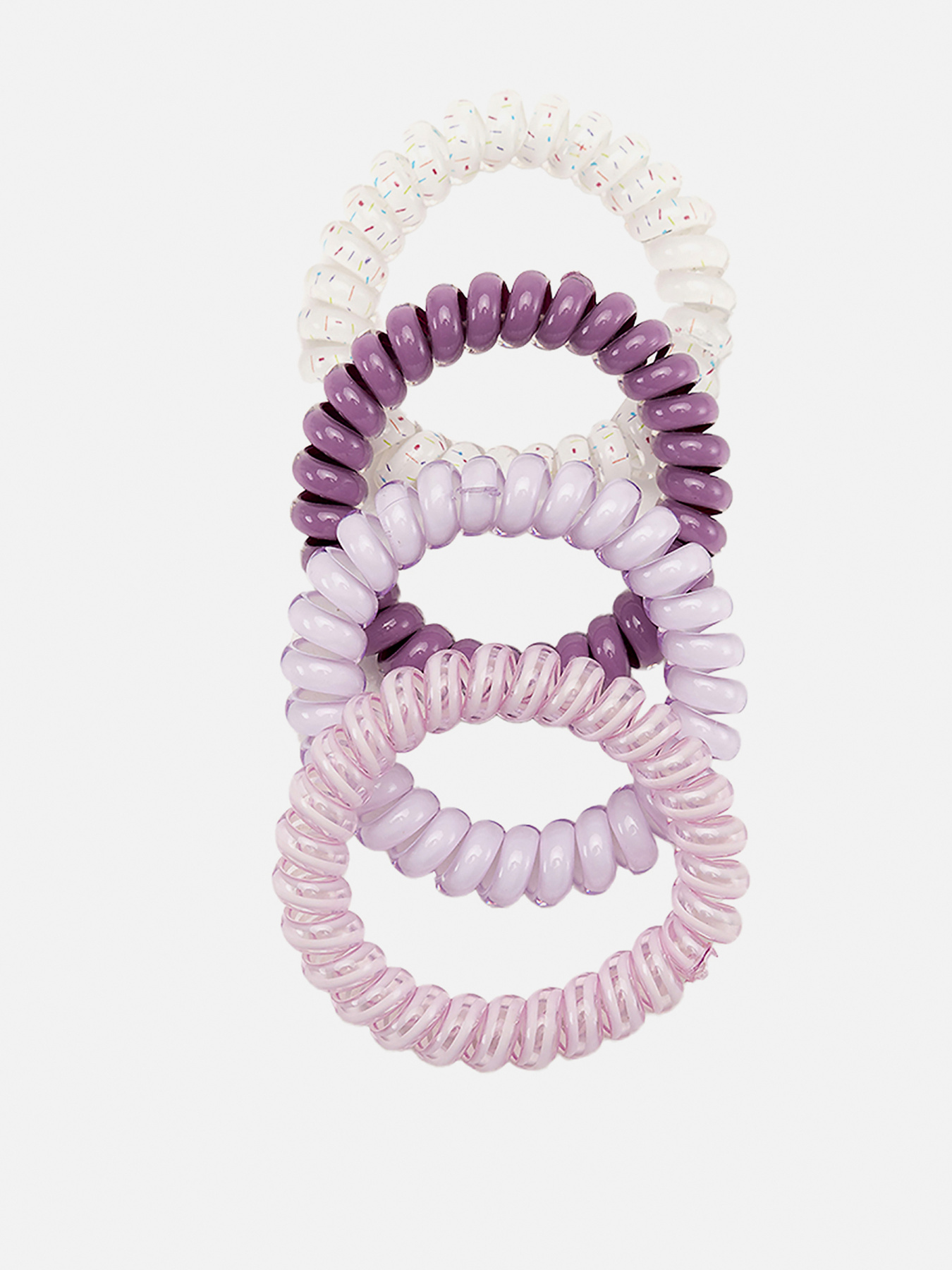 Набор резинок для волос для девочки цвет фиолетовый ЦБ-00267201 YUKI модель ЦБ-00267201 Фото