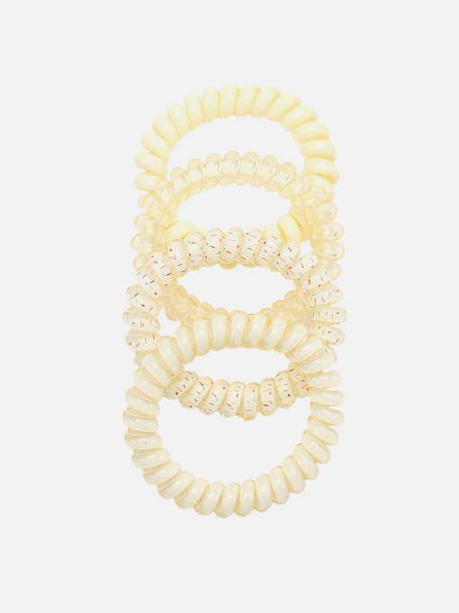 Набір резинок для волосся для дівчинки  колір жовтий ЦБ-00267202 YUKI модель ЦБ-00267202 Фото