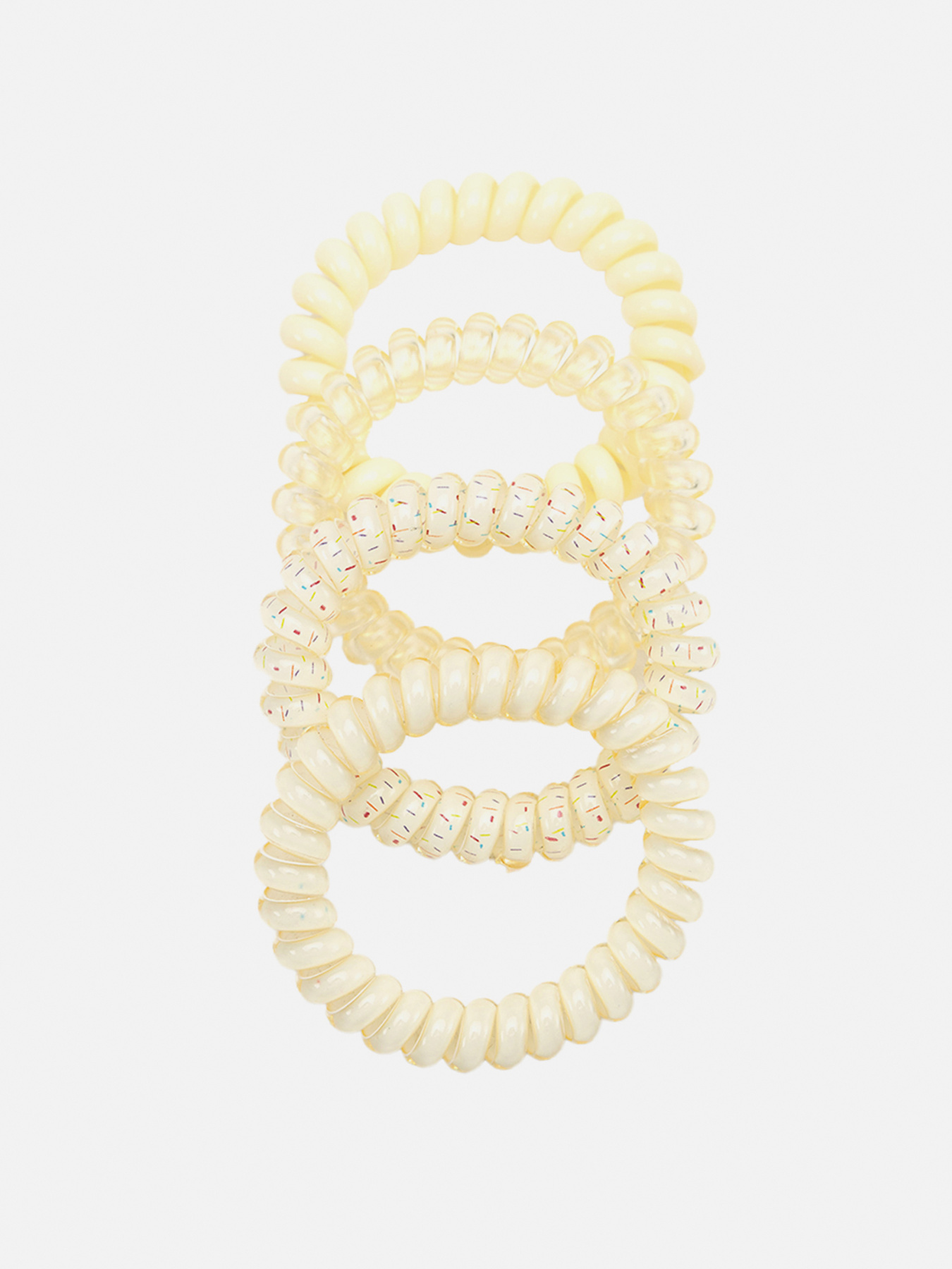 Набор резинок для волос для девочки цвет желтый ЦБ-00267202 YUKI модель ЦБ-00267202 Фото