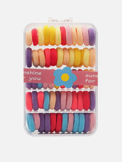 Набір резинок для волосся для дівчинки  колір різнокольоровий ЦБ-00267205 YUKI модель ЦБ-00267205 Фото