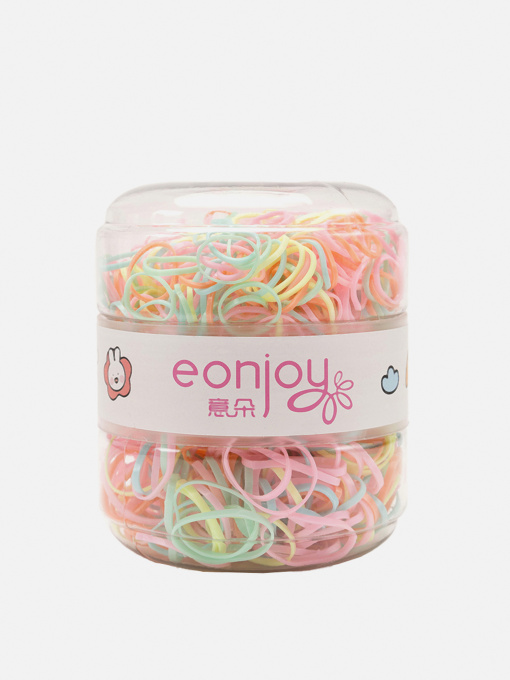 Набір резинок для волосся для дівчинки колір різнокольоровий ЦБ-00267207 YUKI модель ЦБ-00267207 Фото