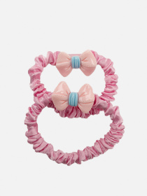 Набор резинок для волос для девочки цвет розовый ЦБ-00267245 YUKI модель ЦБ-00267245 Фото