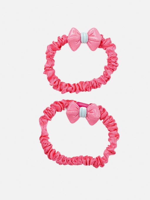 Набір резинок для волосся для дівчинки  колір малиновий ЦБ-00267249 YUKI модель ЦБ-00267249 Фото