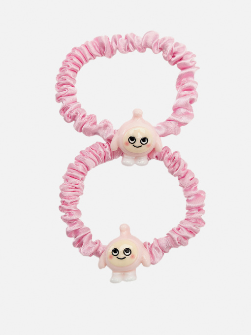 Набір резинок для волосся для дівчинки  колір рожевий ЦБ-00267250 YUKI модель ЦБ-00267250 Фото