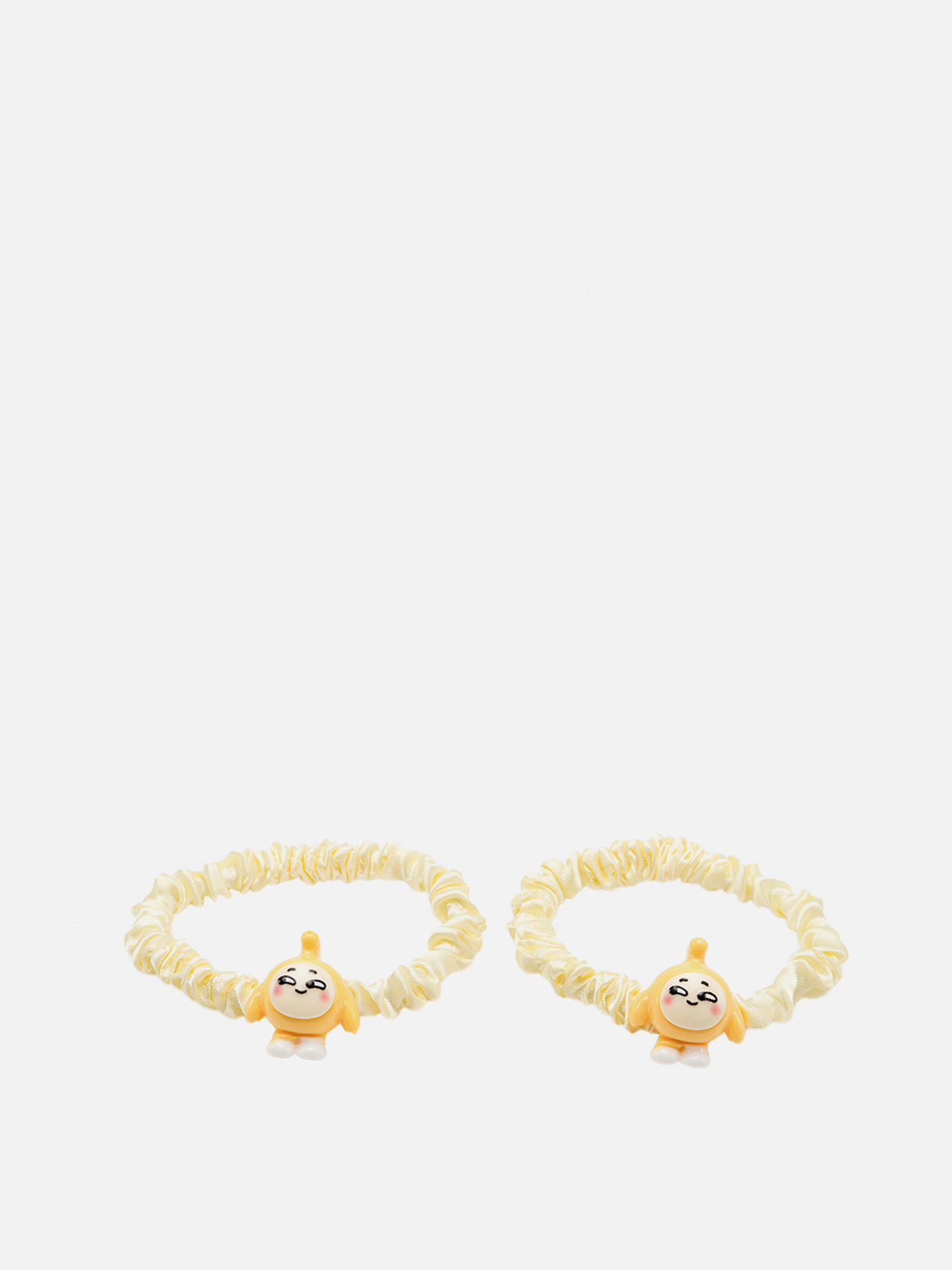 Набор резинок для волос для девочки цвет желтый ЦБ-00267251 YUKI модель ЦБ-00267251 Фото