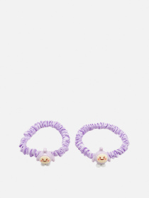 Набор резинок для волос для девочки  цвет фиолетовый ЦБ-00267252 YUKI модель ЦБ-00267252 Фото