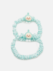 Набор резинок для волос для девочки цвет бирюзовый ЦБ-00267253 YUKI модель ЦБ-00267253 Фото