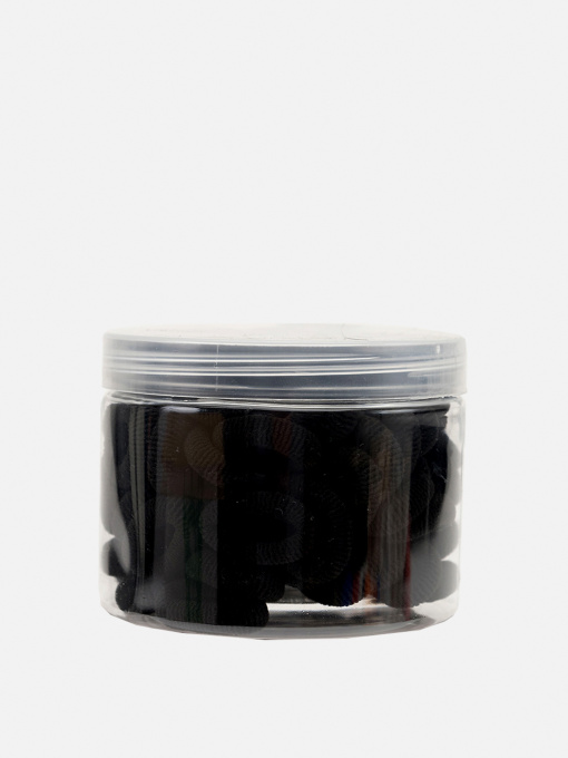 Набір резинок для волосся для дівчинки колір чорний ЦБ-00267259 YUKI модель ЦБ-00267259 Фото