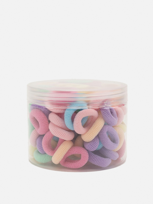 Набір резинок для волосся для дівчинки колір різнокольоровий ЦБ-00267260 YUKI модель ЦБ-00267260 Фото