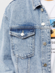 Джинсовая куртка YUKI модель ЦБ-00219950 Фото