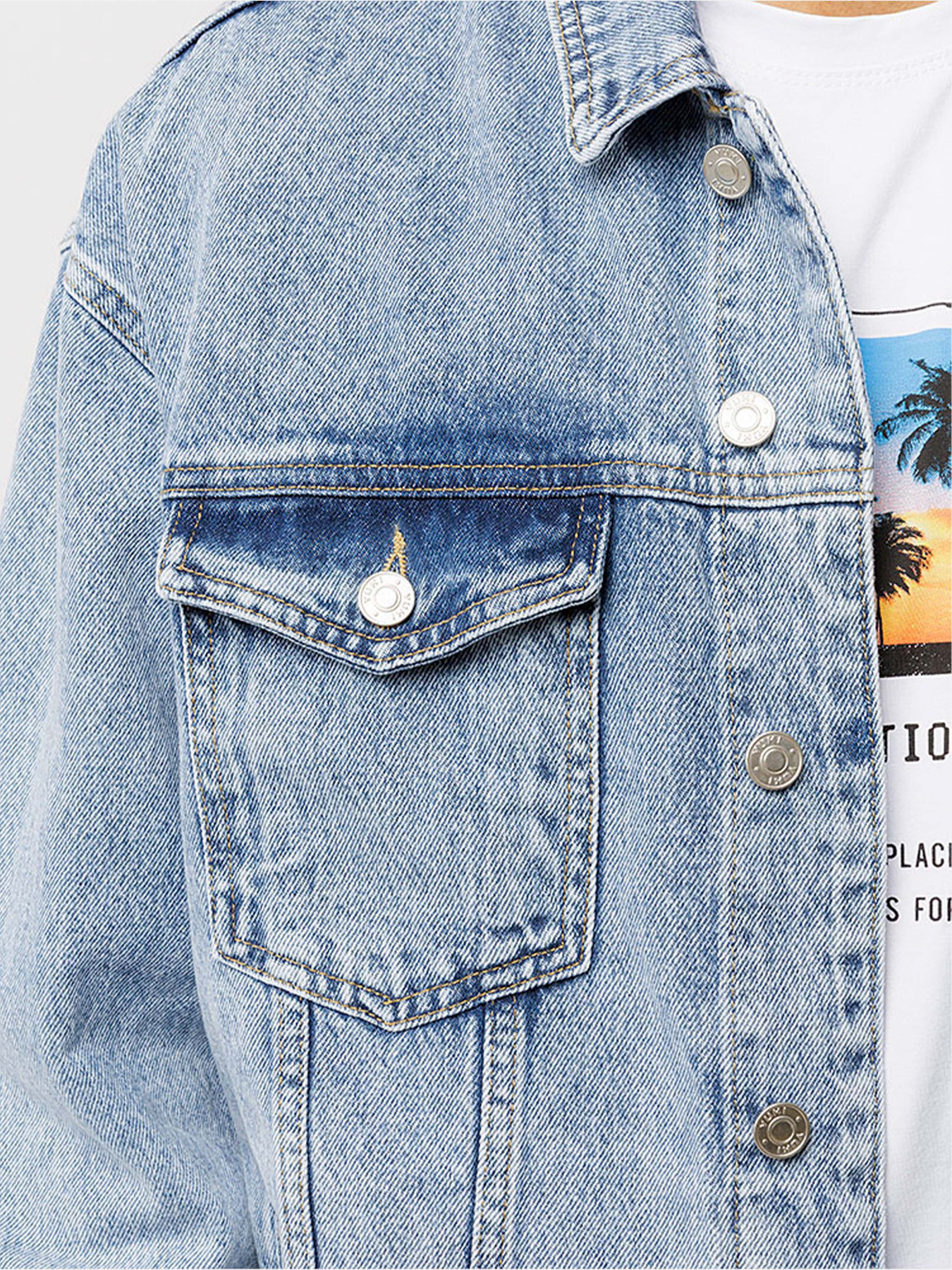 Джинсова куртка YUKI модель ЦБ-00219950 Джинсова куртка YUKI модель ЦБ-00219950 Фото