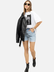 Шорти джинсові YUKI модель ЦБ-00248379 Фото