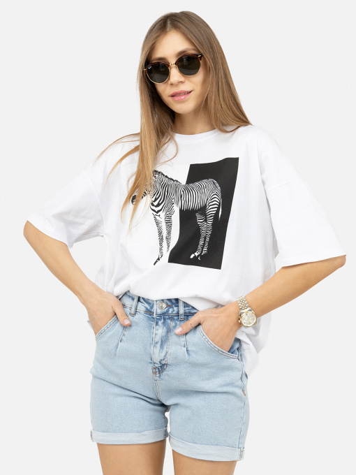 Джинсові шорти YUKI модель ЦБ-00248379 Фото