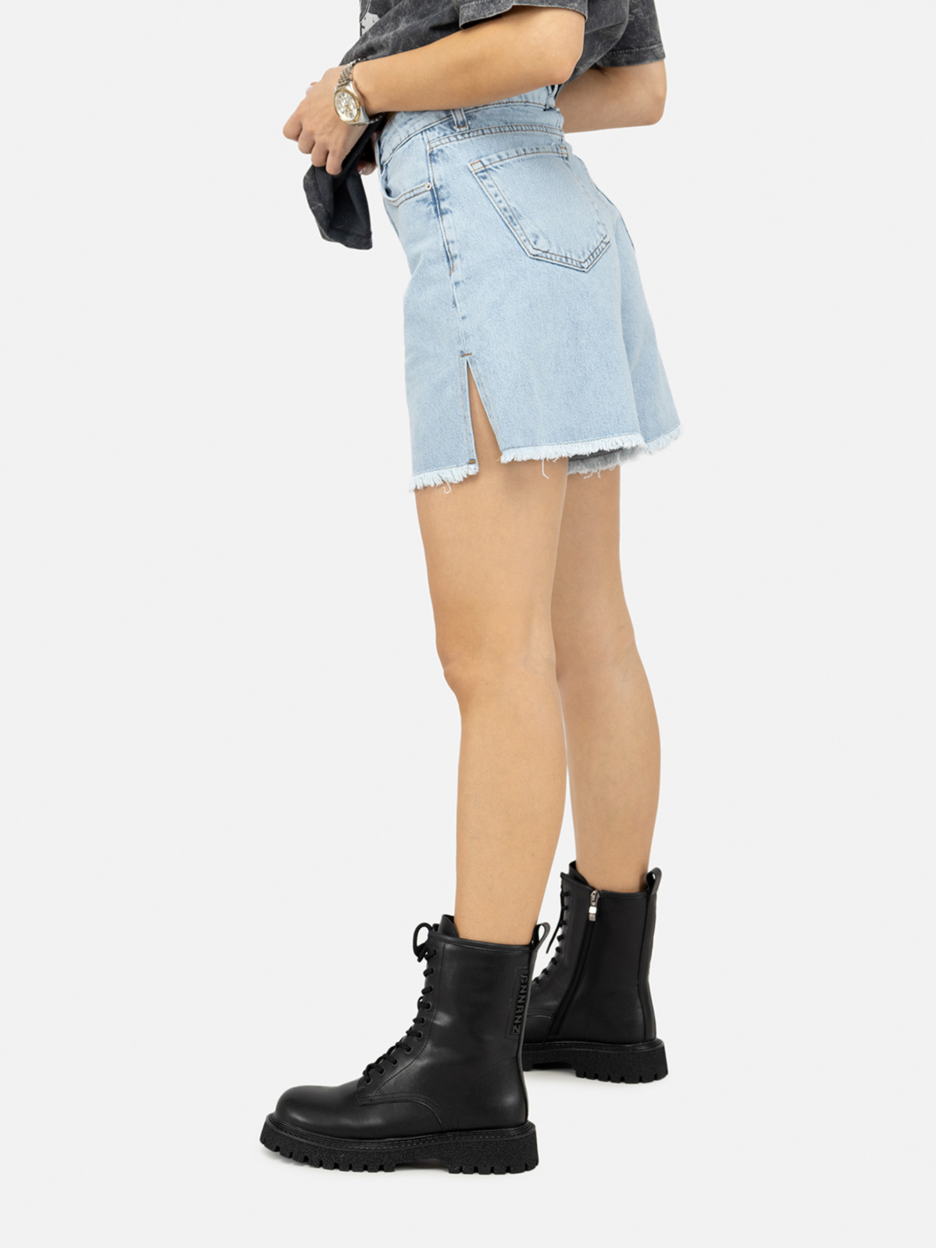 Шорти джинсові YUKI модель ЦБ-00248383 Фото