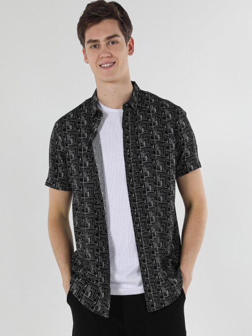 Сорочки Colin’s модель CL1058966_Q1.V1_BLK Фото