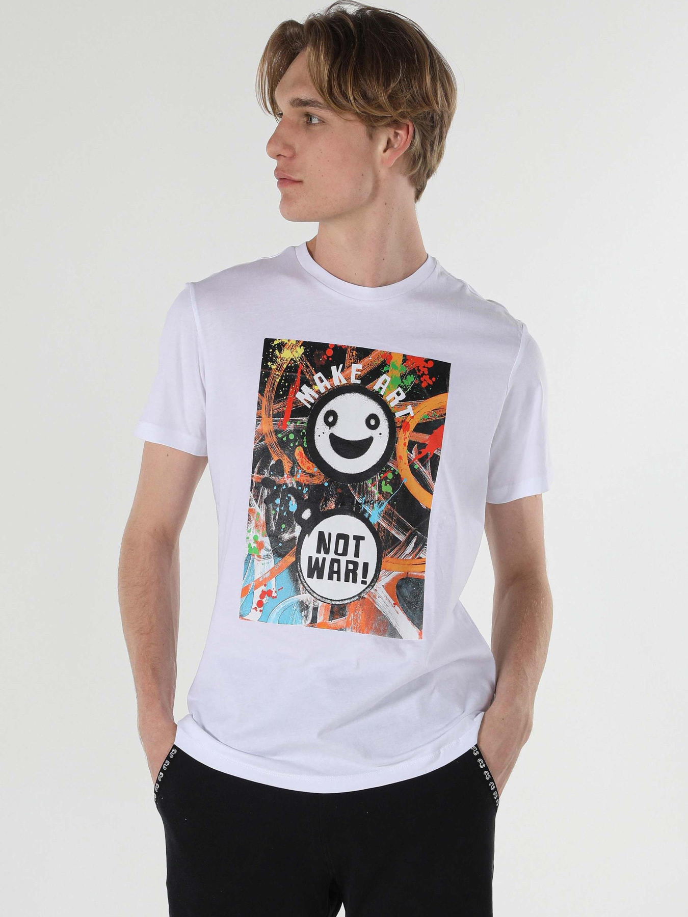 Футболки и поло Colin’s модель CL1059556_Q1.V1_WHT Фото