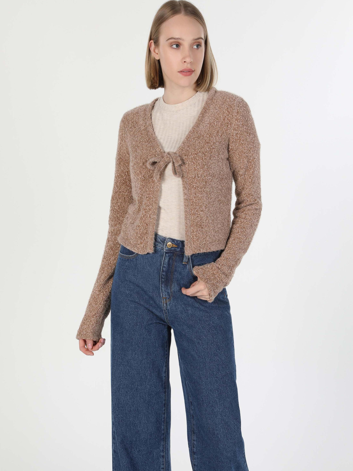 Кофты и свитера Colin’s модель CL1059726_Q1.V1_LBR Фото