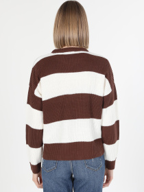 Кофты и свитера Colin’s модель CL1060295_Q1.V1_BRW Фото