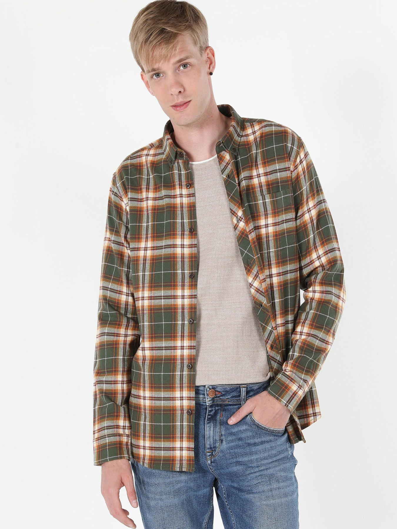 Сорочки Colin’s модель CL1059643_Q1.V1_KHA Фото