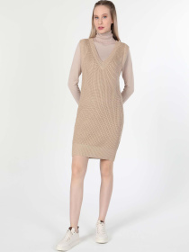 Платья Colin’s модель CL1059729_Q1.V1_BEI Фото