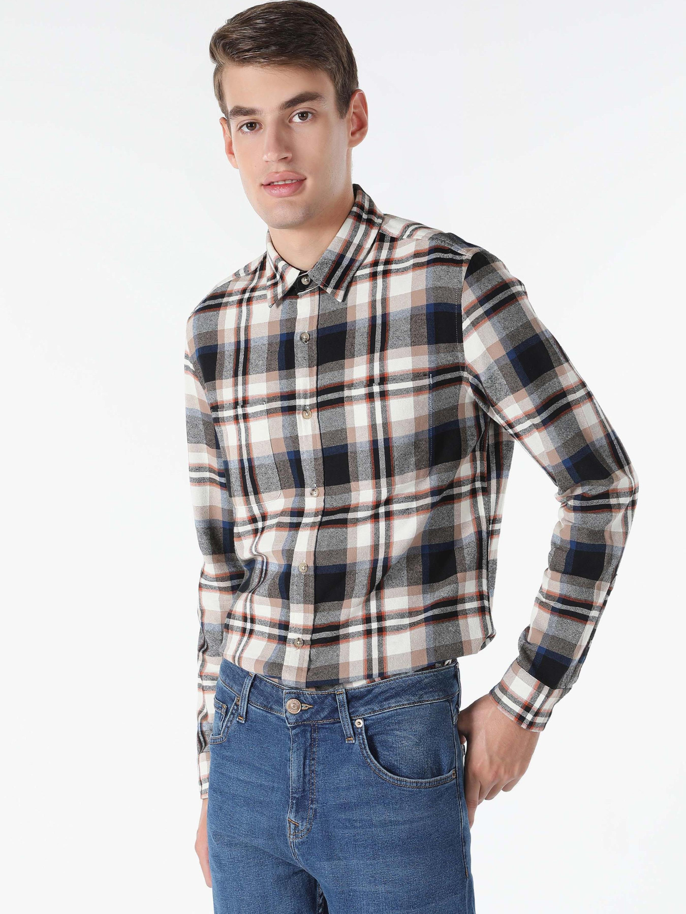 Рубашки Colin’s модель CL1061370_Q1.V1_BEI Фото