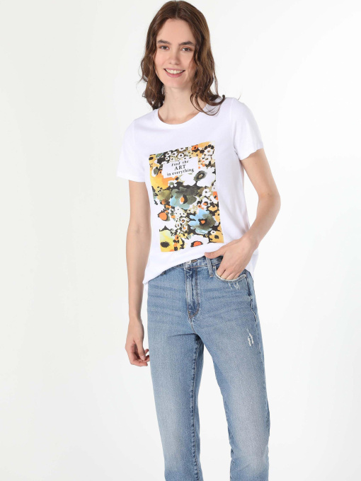 Футболки и поло Colin’s модель CL1060603_Q1.V1_WHT Фото