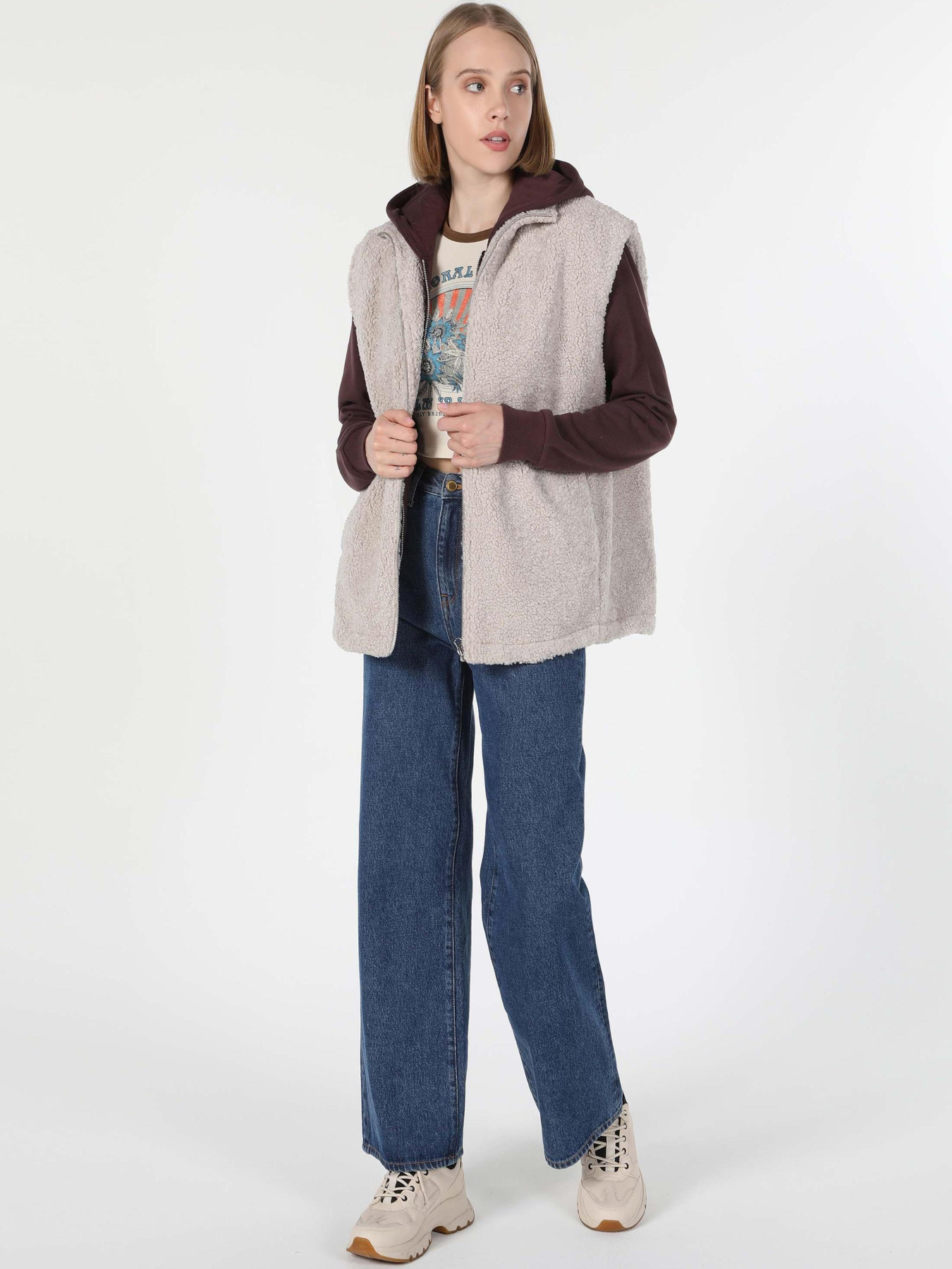 Куртки и дубленки Colin’s модель CL1060231_Q1.V1_BEI Фото