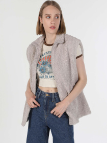 Куртки и дубленки Colin’s модель CL1060231_Q1.V1_BEI Фото