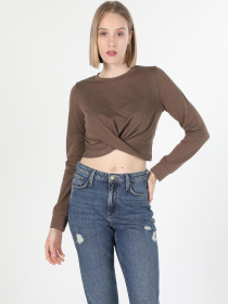 Худи и свитшоты Colin’s модель CL1060595_Q1.V1_BRW Фото