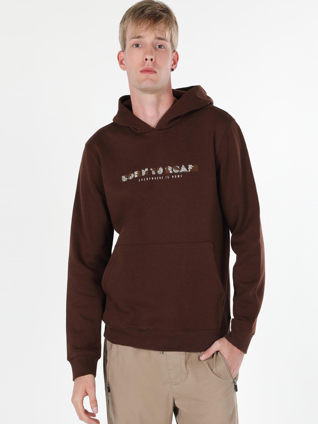 Кофты и свитера Colin’s модель CL1060900_Q1.V1_BRW Фото