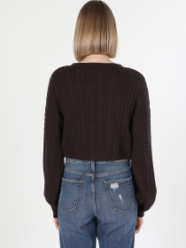 Кофты и свитера Colin’s модель CL1060691_Q1.V1_BRW Фото