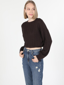 Кофты и свитера Colin’s модель CL1060691_Q1.V1_BRW Фото