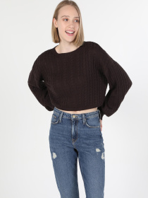 Кофты и свитера Colin’s модель CL1060691_Q1.V1_BRW Фото