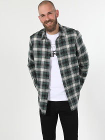 Рубашки Colin’s модель CL1060567_Q1.V1_GRN Рубашки Colin’s модель CL1060567_Q1.V1_GRN Фото